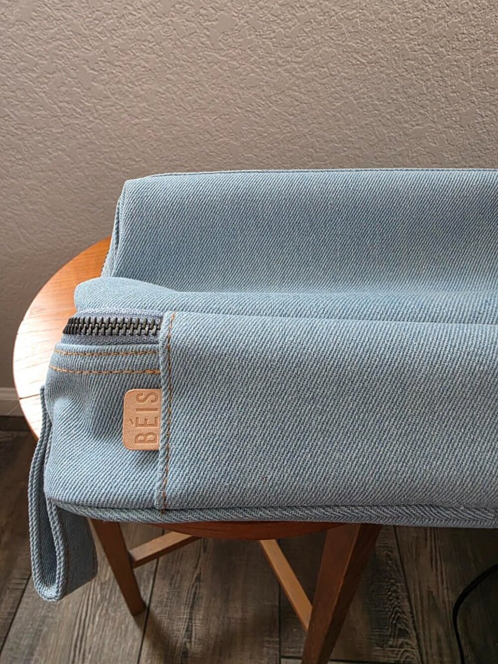 GAP x BÉIS Limited Edition Dopp Kit Denim Blue Travel Toiletry Bag - Picture 5 of 12